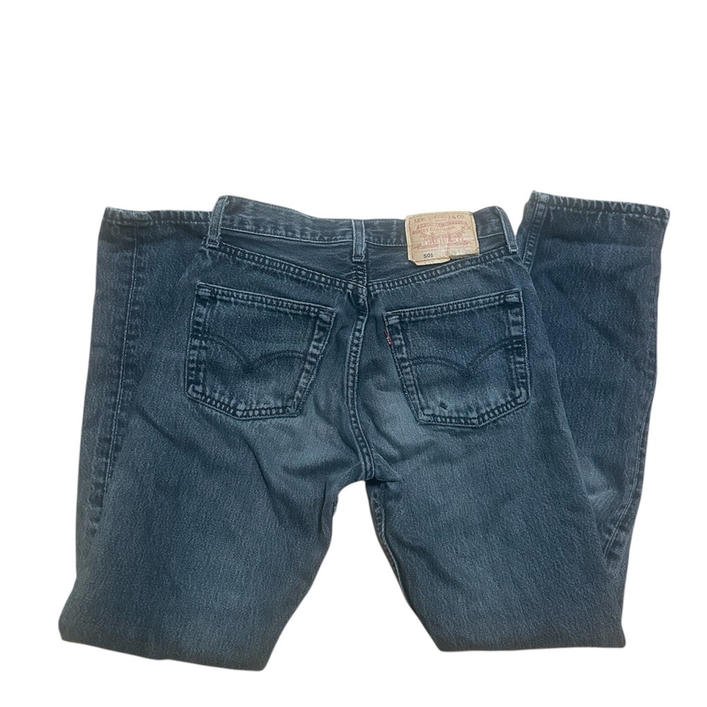 26 x 30 Vintage 501 Black Levi’s: perfectly broken in and distressed